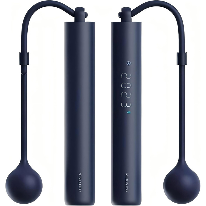 Розумна скакалка Xiaomi Smart Jump Rope з точним відстеженням, Bluetooth 5.0, USB-C, бездротове та дротове підключення, компактна