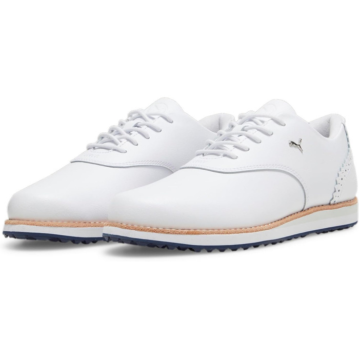 Жіноче golf-взуття PUMA Avant WMNS, 42 EU, білий, темно-синій, пісочний
