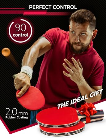 Пін-понг ракетка Idoraz Professional - професійна ракетка для настільного тенісу з чохлом, схвалена ITTF, для турнірів. Подвійний paddle.