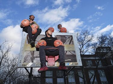 Баскетбольний м'яч Wilson NBA Chicago Bulls, композитний, розмір 7, для дорослих