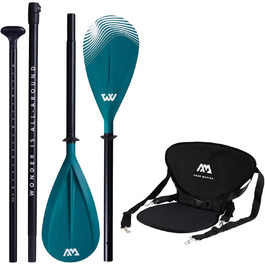Двосекційне весло CampSup Aqua Marina Dual-Tech з алюмінію для SUP і каяка + сидіння для каяка