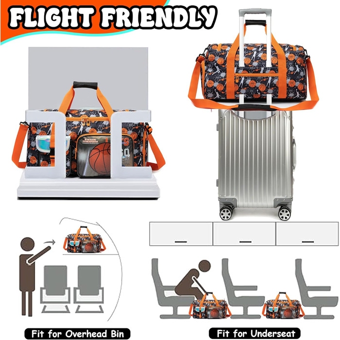 Дитяча спортивна сумка HTgroce з відділенням для взуття. Сумка для плавання, подорожей, дівчаткам. Колір: білий, серце. З баскетбольним дизайном.