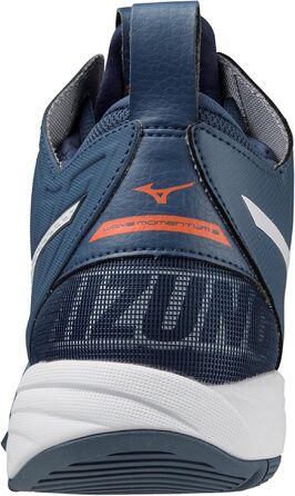 Кросівки Mizuno Wave Momentum 2 Mid - унісекс, розмір 44.5 EU, колір Dark Denim White Scarletibi