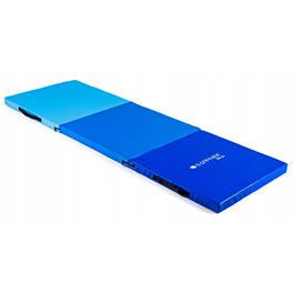 Гімнастичний килимок Sapphire, синій, 180 см х 60 см