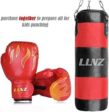 Боксерські рукавички для дітей Kinder від 3 до 16 років, 6OZ/8OZ для MMA, муай-тай, кікбоксингу та тренувань з мішком (8OZ, червоні)