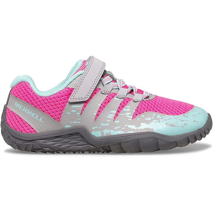 Кросівки Merrell Trail Glove 5 A/C для дітей та дорослих, сірі з рожевим та блакитним, 38 EU