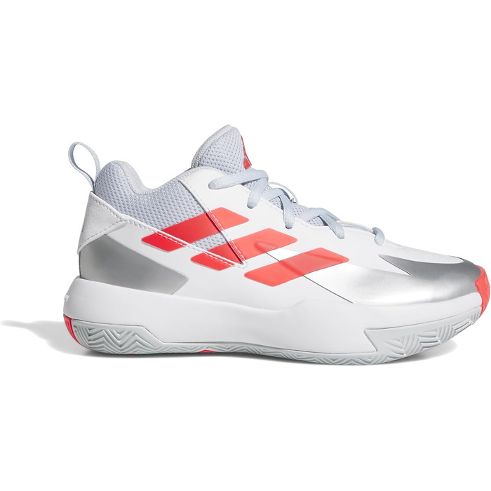 Кросівки баскетбольні Adidas Cross Em Up Select Mid для дітей, унісекс, 32 EU, білий/синій/червоний