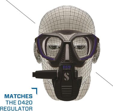 Дайвінг-маска Scubapro D-Mask з адаптером для HUD-комп'ютера