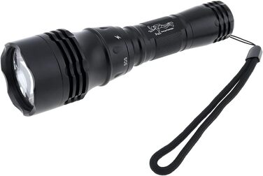 LED-ліхтар для дайвінгу SecurityIng: 5 режимів, 2000 люмен, водонепроникний до 30м, для дайвінгу, риболовлі та відпочинку на воді