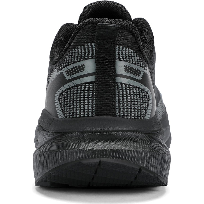 Кріцелі: бігові кросівки для чоловіків з широкою передньою частиною. Ідеальні для трейлраннінгу, бігу по дорогах, трекінгу, спорту та фітнесу. Чорний колір, розмір 44 EU