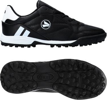 Дитячі футбольні бутси JAKO Classico II TF Jr - чорно-білі