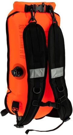 Надувна безпекова буя для плавання SAFE4SPORT RunSwimmer 3в1: водонепроникний рюкзак та гермосумка на 28л для триатлону