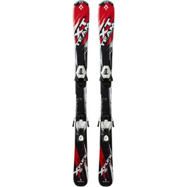 Дитячий гірськолижний комплект Tecnopro Xt Team Jr. + лижі Tecnopro Ntc45/Ntl75, 150 см, червоно-чорний-білий