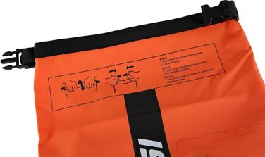 Водонепроникний мішок Cressi Unisex Premium 20LT (20 л, чорний/оранжевий, двоколірний)