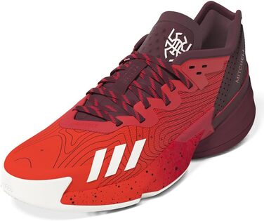 Кросівки баскетбольні adidas Unisex D.o.n. Ausgabe 4 (46 EU) - Better Scarlet Cream White Shadow Red