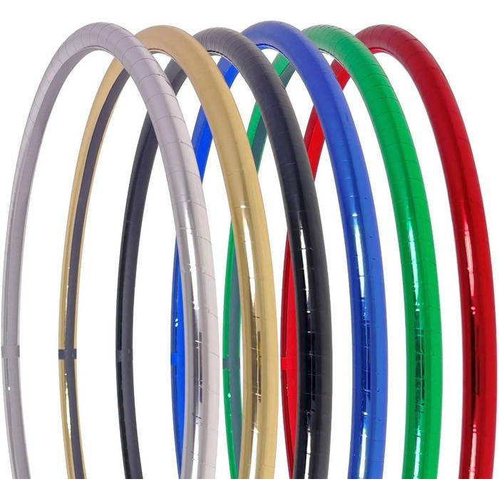 Обруч для фітнесу Zirkus Hula Hoop металевий, золото, 70 см