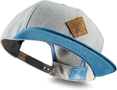 Набір бейсболок Soulbuddy для батька та сина (2 шт) — сімейна кепка Snapback для чоловіків та дітей, сіро-блакитний колір