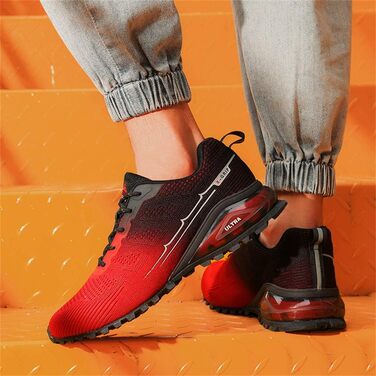 Кросівки для бігу DANNTO для чоловіків, спортивні, дихаючі, для занять у залі (44 EU, Червоний)