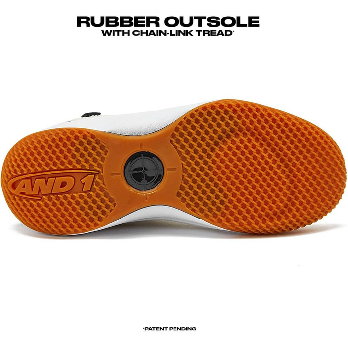 AND1 Дитячі баскетбольні кросівки для дівчаток та хлопчиків, високі, розмір 1-7, для малюків та старших дітей, чорно-бежеві