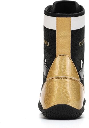 Черевики для боксу чоловічі, бойові черевики для кікбоксингу, муай-тай, спарингу. Розміри 36-46, колір золотий