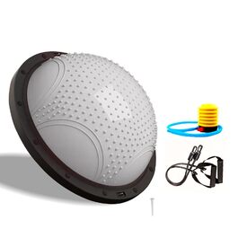 Фітбол для фітнесу та реабілітації 59 см з шипами, для зміцнення м'язів кора, масажу та зняття болю, Body Balance