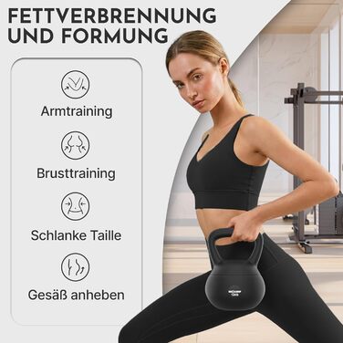 М'яка гантель NEOLYMP Soft Kettlebell 2-12 кг для дому: безшумна, з амортизацією, з зручною ручкою | Чорний колір