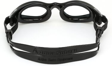 Окуляри для плавання Aquasphere Kaiman Compact чорні з прозорими лінзами