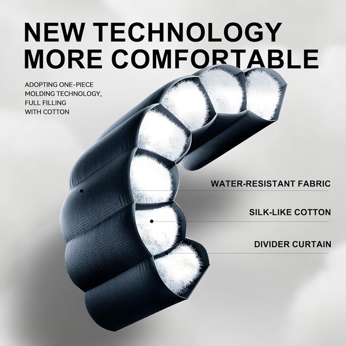 Спальний мішок для дорослих у холодну погоду, водонепроникний, легкий, 1,8 кг, темно-синій