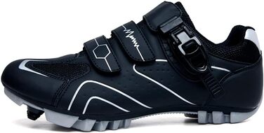 Велотуфлі для чоловіків та жінок MTB, Radsport, Mountainbike, кросівки, дихаючі, outdoor, велосипедні SPD, MTB (37 EU, сірий)