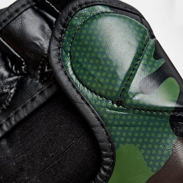 Рукавички для MMA Leone 1947 Mimetic Camo Зелені XL, тренувальні рукавички для греплінгу та фріфайту
