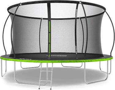 ZIPRO JumpPro Premium Трамплін для дітей Outdoor з сіткою, вологостійкий, захист від УФ, проста збірка, вантажопідйомність до 150 кг, діаметр 252/312/374/435/496 см