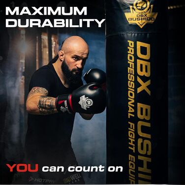 Боксерський мішок DBX BUSHIDO SPORT 130 см, 60 кг, наповнений гумовою крихтою, для боксу та кікбоксингу