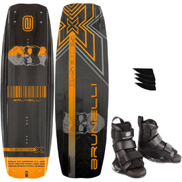 Вейкборд комплект Brunelli Carbon 138 см з кріпленнями XL (43-47)