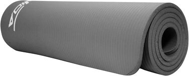 Килимок для йоги SportVida з нековзким покриттям - NBR, 180 x 60 x 1 см, для дому, з ручкою для перенесення, фітнес, 6 кольорів