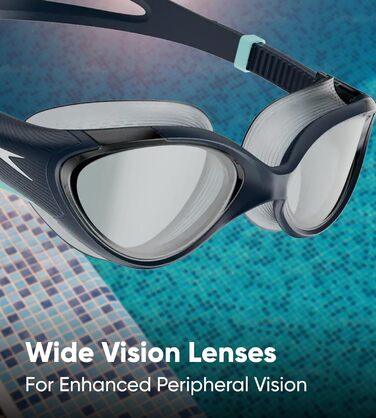 Жіночі окуляри для плавання Speedo Biofuse 2.0, сині, універсальний розмір
