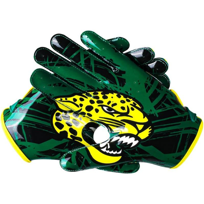 Футбольні рукавички Playeur Cheetah 4.0 з технологією GripPro, силіконова підошва, легкі, перфоровані, для дорослих та підлітків, зелені