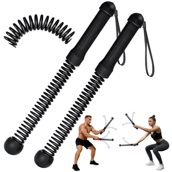 Битва-канат Battle Rope (2 шт.) для фітнесу вдома та в залі, без мотузки, для рук, корпусу, сідниць, спини та ніг