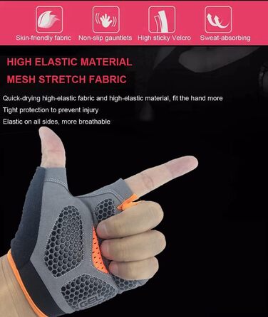 Велосипедні рукавички чоловічі гелеві, напівпальцеві, MTB, шосейні, чорні, унісекс. Гелеві вставки, антиковзаюча поверхня, дихаючі.