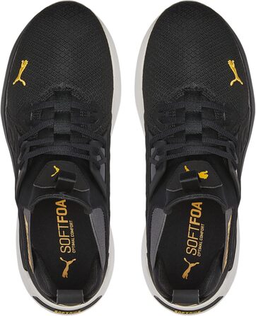 Кросівки Puma Softride Enzo NXT для чоловіків, чорно-сонячний струмінь, 42 EU