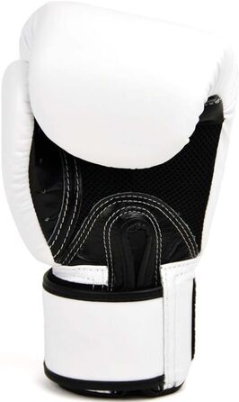 Боксерські рукавички Fairtex BGV-1 AIR 12 унцій, білі, для боксу, MMA та муай-тай