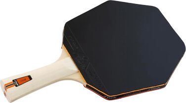 Стіга Клуб Сайбершейп - пінг-понгова ракетка для початківців, 5-шарове дерево, накладка Star Club, велика зона удару, найкраще технічне навчання з самого початку