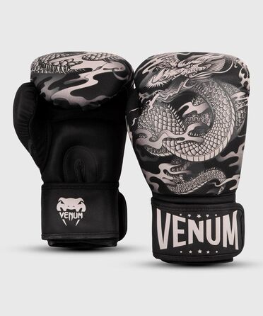 Боксерські рукавички Venum Dragon's Flight, 14 Oz, чорний/пісочний