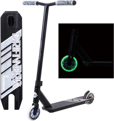 Трюковий самокат Driftwerk DS1.5 Glow in The Dark для дітей, світиться у темряві, фрістайл, міцна конструкція