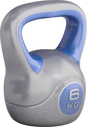 Kettlebell GORILLA SPORTS з пластика 2-20 кг – гиря для фітнесу, силових тренувань, різна вага, окремо або в наборі, з/без підставки