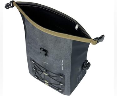 Велосипедна сумка Basil Navigator Waterproof M, чорна, 100% водонепроникна (IPX3)