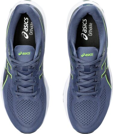 Кросівки ASICS GT-1000 12 для чоловіків (42 EU, Thunder Blue Electric Lime)