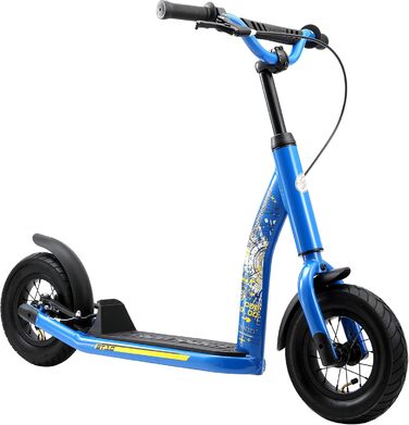 Дитячий самокат STAR SCOOTER з надувними колесами 10 дюймів, для міста, від 5 років, регульована висота, нове покоління