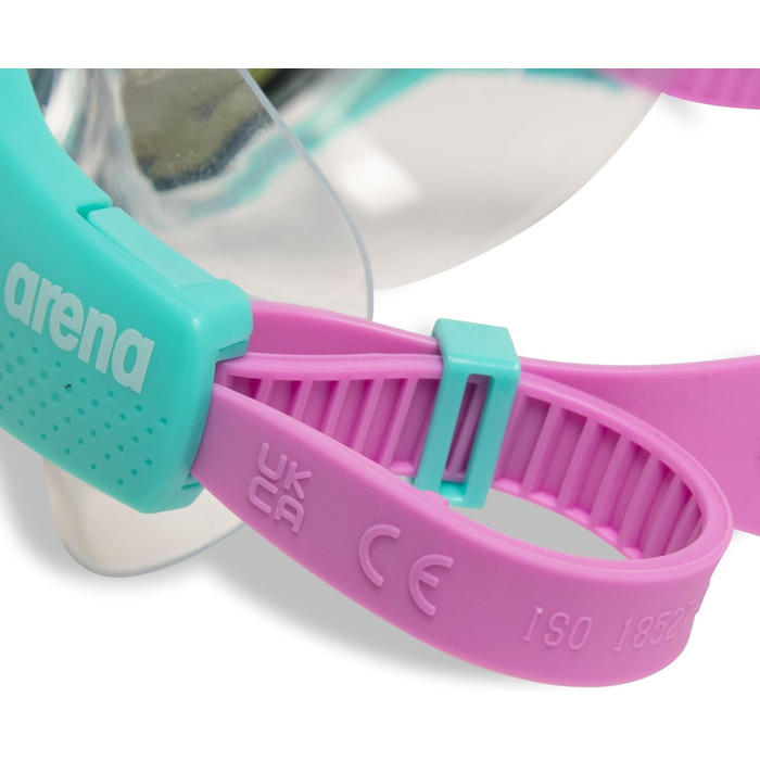 Маска для плавання ARENA The One Jr (Unisex) – Синя/Водна/Фіолетова, Розмір універсальний