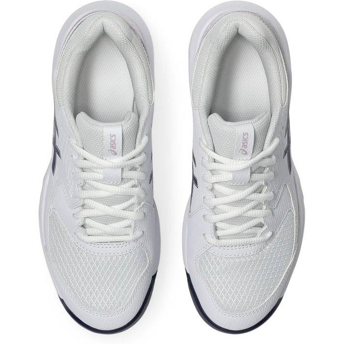 Жіночі тенісні кросівки ASICS Dedicate 8 Clay - блакитний, жовтий, білий, індиго, туманний (40.5 EU)