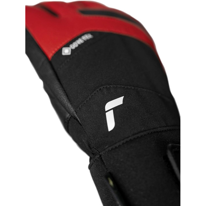 Гірськолижні рукавички Reusch Gore-TEX унісекс, водонепроникні Softshell (чорно-червоні, розмір 7.5)